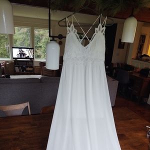 White maxi sundress, xl